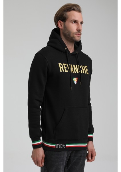 Kapüşonlu Siyah Slim Fit Sweatshirt 22FWM64036 fırsatları