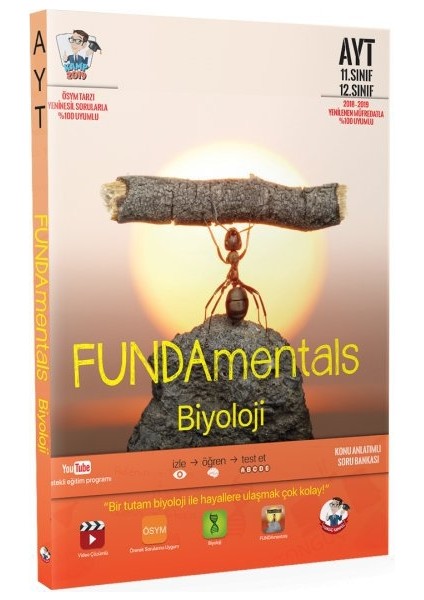 Fundamentals Biyoloji AYT Konu Anlatımlı Soru Bankası