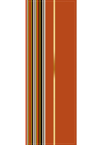 Turuncu Premium Tay Tüyü Dokuma Leke Tutmaz Kumaş Masa Örtüsü Runner 40X140CM RNR463