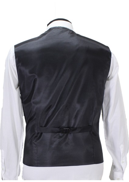 Erkek Yelek V Yaka Gri Desenli 50429 Xl indirimleri