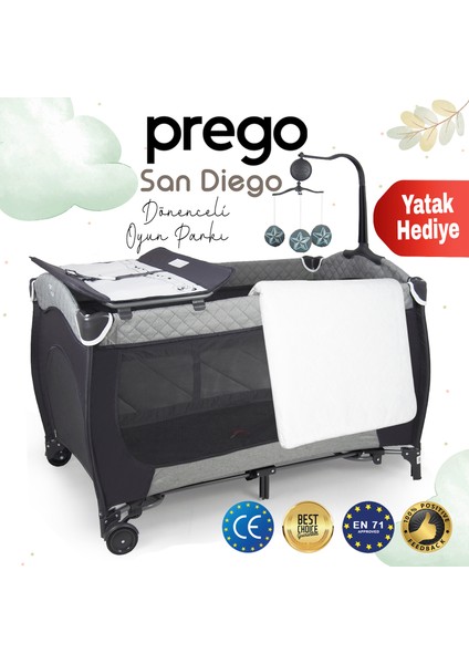 San Diego Oyun Parkı 70 x 120 cm 8029 - Yatak