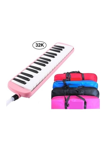 Bez Çantalı 32 Tuşlu Melodika