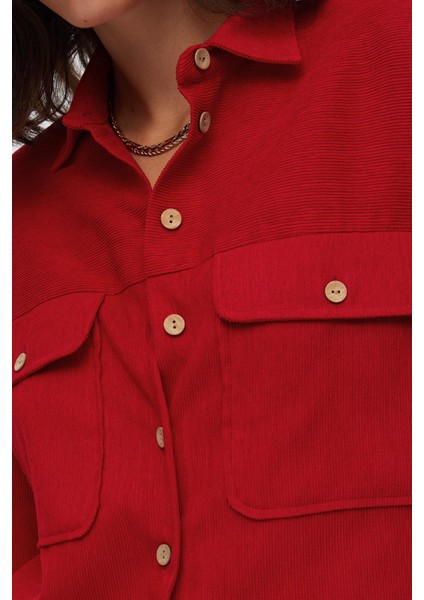 Düğme Detaylı Kadın Gömlek fiyatları