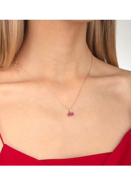 925 Ayar Gümüş Sarmaşıklı Nergis Çiçeği Kolye modelleri