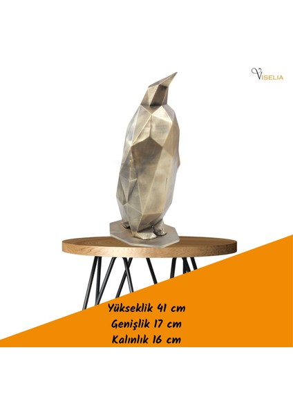 Dekoratif Penguen Biblo Heykel El Yapımı Hediyelik Süs Eşyası Poly Model Tasarım Ürünü fırsatları