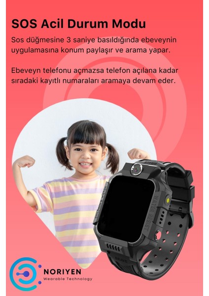 Q19 Sim Kartlı Kameralı Gizli Dinleme Konumlu Arama Yapan Sos Çocuklar İçin Akıllı Çocuk Takip Saati