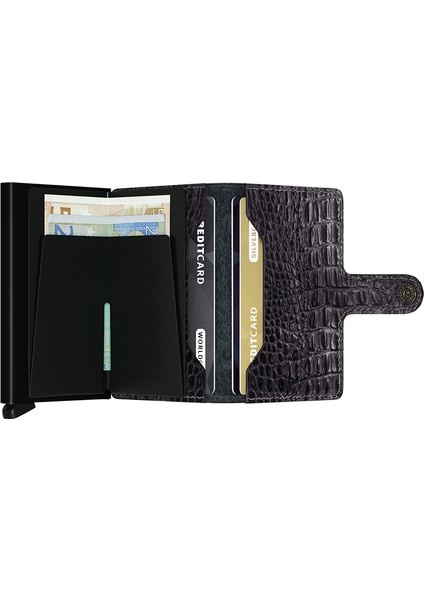 Miniwallet Nile Black, N/a - %100 Orjinal Avrupa Derisi Cüzdan