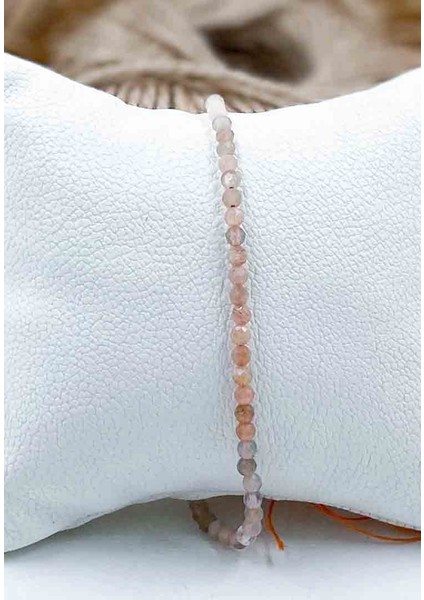 Ay Taşı Doğal Taş Bileklik 3 mm