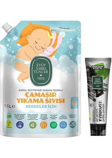 Diş Macunu Bambu Aktif Karbonlu ve Bebek Çamaşır Deterjanı