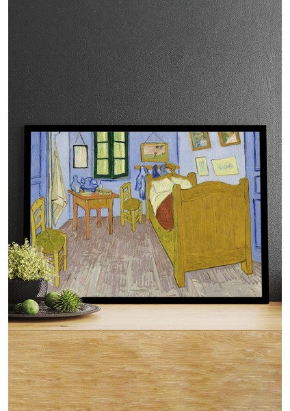 Arlesteki Yatak Odası - Van Gogh Sanatsal Çerçeveli Tablo