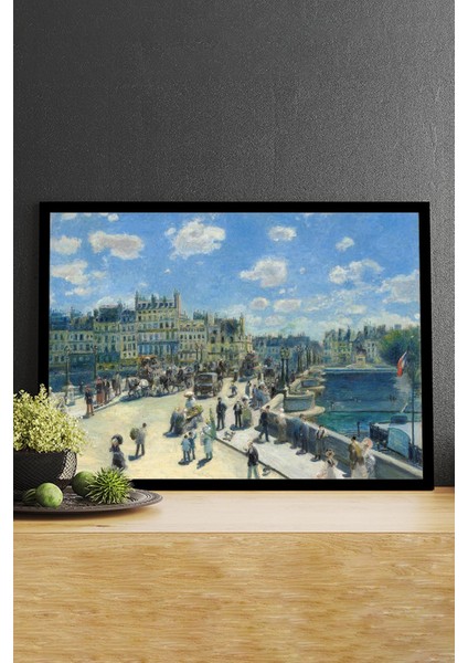 Pont Neuf - Auguste Renoir Sanatsal Çerçeveli Tablo