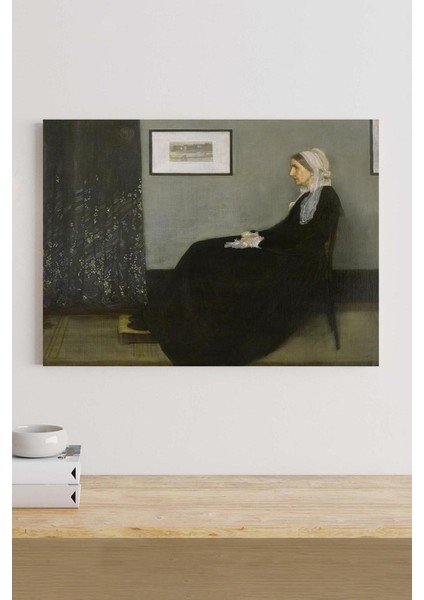 Whistlers Mother-James Abbott Whistler Sanatsal Kanvas Tablo