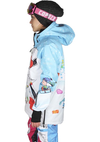 Cuddle Yaka Fermuarlı Snowboard & Kayak Montu SS7768 fiyatları