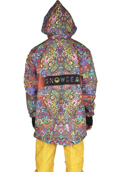 Mixed Design Yaka Fermuarlı Snowboard & Kayak Montu SS7769 modelleri