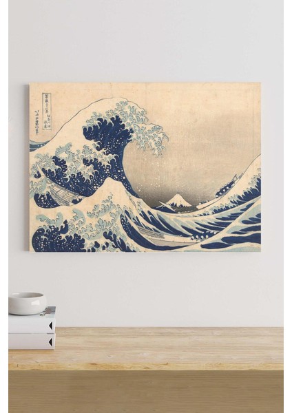 The Great Wave - Katsushika Hokusai Sanatsal Kanvas Tablo