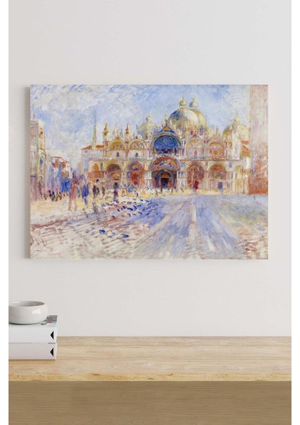 The Piazza San Marco - Auguste Renoir Sanatsal Kanvas Tablo