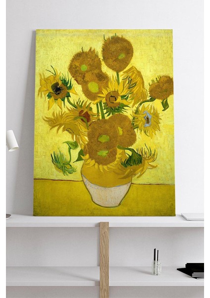 Ayçiçekleri - Sunflowers - Van Gogh Sanatsal Kanvas Tablo