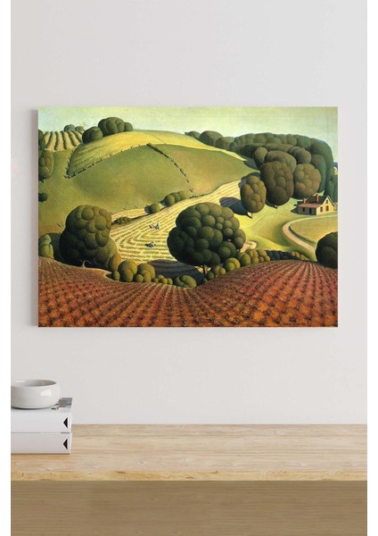 Young Corngrant - Grant Wood Sanatsal Kanvas Tablo