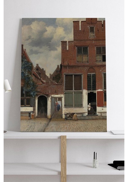The Little Street - Johannes Vermeer Sanatsal Kanvas Tablo