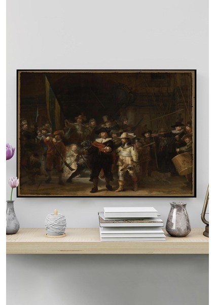 The Night Watch- Gece Devriyesi - Rembrandt Sanatsal Poster