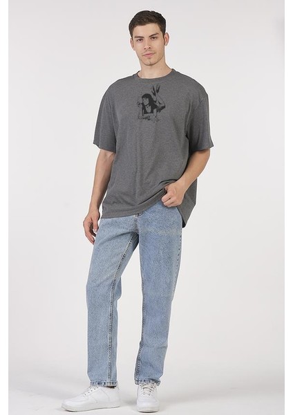 Oversize T-Shirt Mia Stroke Antrasit fiyatları