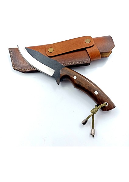 El Yapımı Kök Ceviz Kabzeli Paslanmaz Çelikten Av Bıçağı , Bushcraft Kamp Bıçağı , Erkek Arkadaş Için Kişiselleştirilebilir Hediye fiyatları