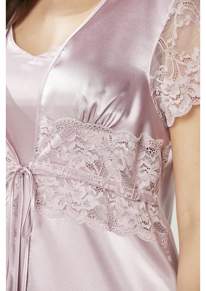 Pıerre Cardın 2480 Kadın 3 Lü Pijama Şort Sabahlık Takım modelleri