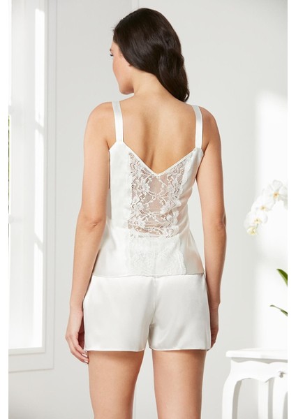 Pıerre Cardın 2480 Kadın 3 Lü Pijama Şort Sabahlık Takım