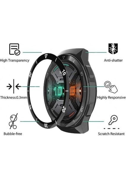 Huawei Watch Gt 2e Ekran Koruyucu 5d Nano Esnek Nano Koruyucu