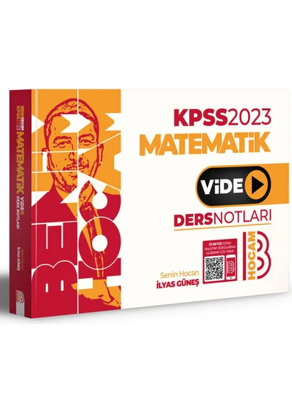 Benim Hocam Yayınları  KPSS 2023 Matematik Video Ders Notları