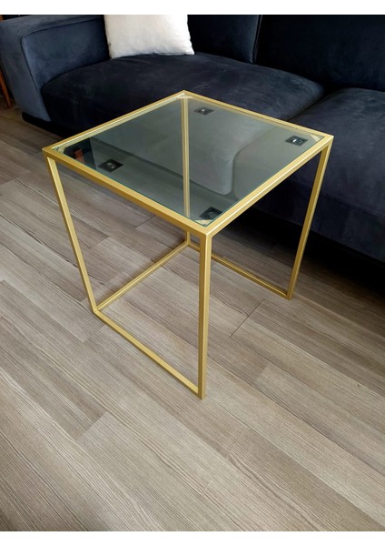 Athena Kare Gold Metal Yan Sehpa fiyatları