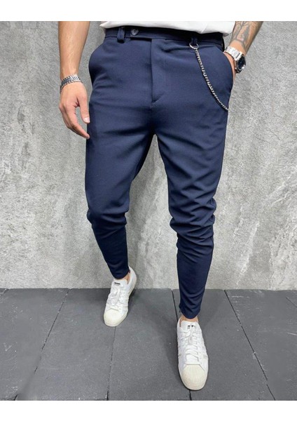 Italyan Kesim Klasik Kumaş Pantolon Lacivert