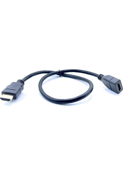 50CM HDMI Uzatma Kablosu Dişi Erkek HDMI 0.5m High Speed Extension Cable Yarım Metre