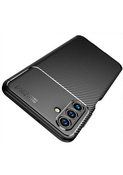 Samsung Galaxy A04S Kılıf Karbon Dokulu Kamera Korumalı Silikon indirimleri