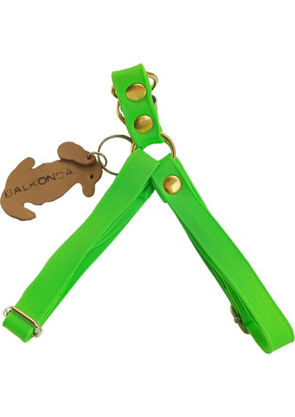Köpek göğüs tasması minik ırk yumuşak kolon yeşil genişlik:1,5cm boyun ölçüsü:22-40cm ayarlamalı dog harness GT3-31 fiyatları