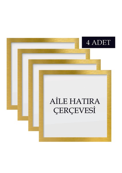 4 Adet Aile Çerçeve Seti Tablo Seti Boş Çerçeve Masa Üstü Çerçeve