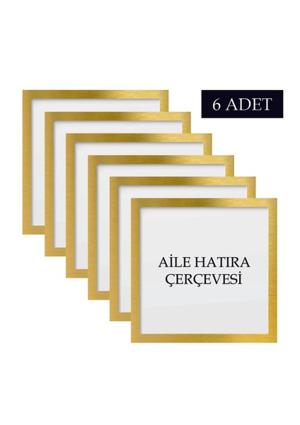 6 Adet Aile Çerçeve Seti Tablo Seti Boş Çerçeve Masa Üstü Çerçeve