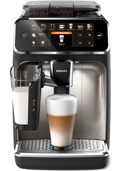 Tam Otomatik Espresso Makinesi, Lattego Süt Sistemi, Aquaclean Filtre, Paslanmaz Çelik, 1500W, Krom, Luciole Lambader Hediyeli