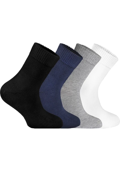 Nova Socks Kadın 4'lü Bambu Lastiksiz Sıkmayan Extra Rahat Şeker Çorabı / Çorap