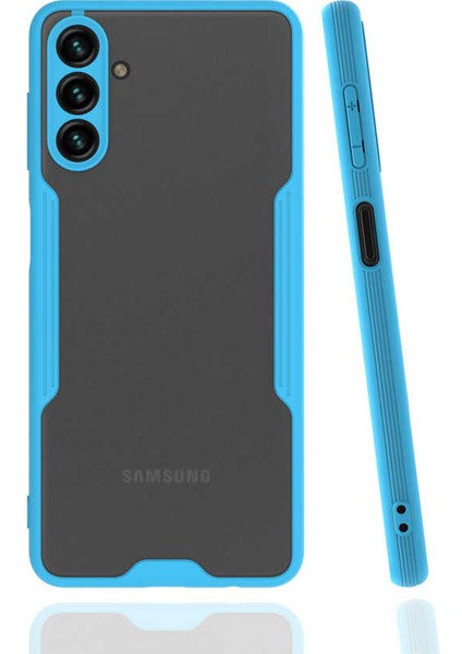 Galaxy A04s Kılıf Kamera Korumalı Ultra Ince Buzlu Mat Renkli Parfe Silikon Kapak