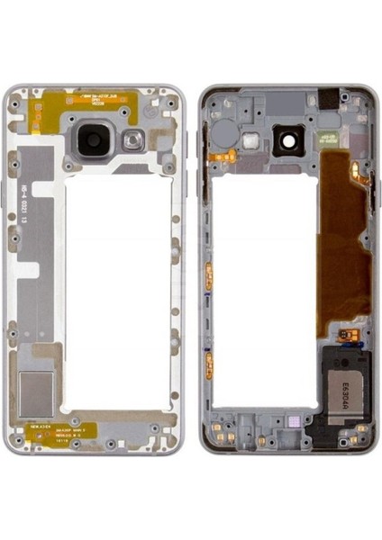 Samsung A3 2016 A310 Anakart Koruma Kapağı Tuşsuz Altın Orijinal