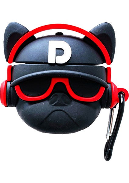 Air-podss Pro Kılıf Star Bulldog Kırmızı