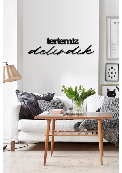 Tertemiz Delirdik Yazılı Dekoratif Ahşap Tablo modelleri