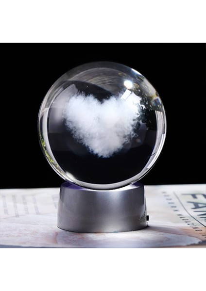 Renk Değiştiren Kalp Temalı Işıklı Cam Küre 8cm*6cm fırsatları