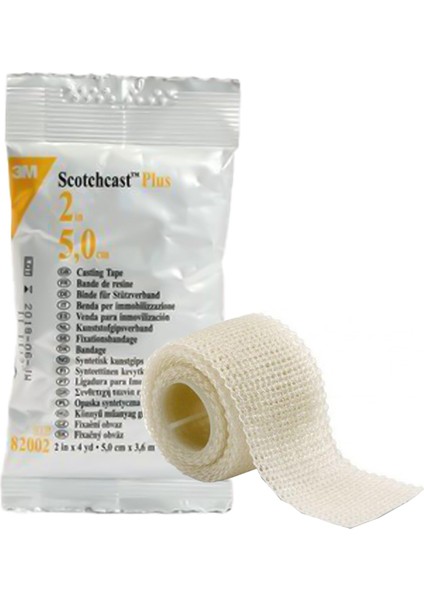 Sentetik Alçılı Sargı 7,5 cm x 3,6 M Scotchcast Ref: 82002 - 2" - 10 Adet