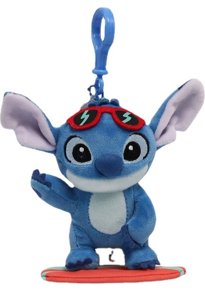 Stitch Peluş Oyuncak Anahtarlık - Mavi (Yurt Dışından)