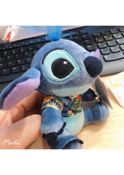 Karikatür Stitch Peluş Anahtarlık - Mavi (Yurt Dışından)