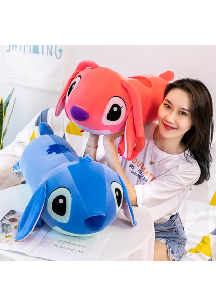 Yalancı Stitch Yastık Peluş Oyuncak - Mavi (Yurt Dışından)