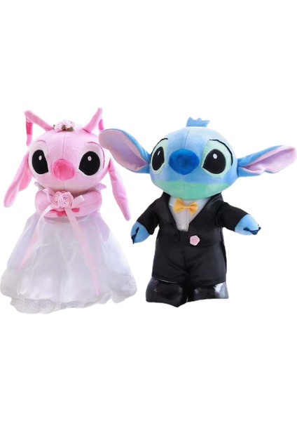 Yıldızlararası Stitch Bebek Peluş Oyuncak - Pembe (Yurt Dışından)
