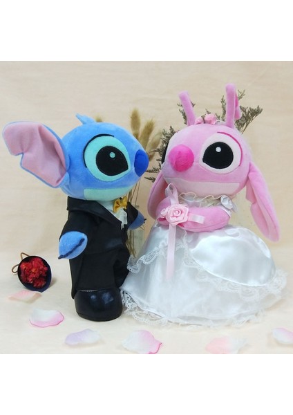 Yıldızlararası Stitch Bebek Peluş Oyuncak - Pembe (Yurt Dışından)